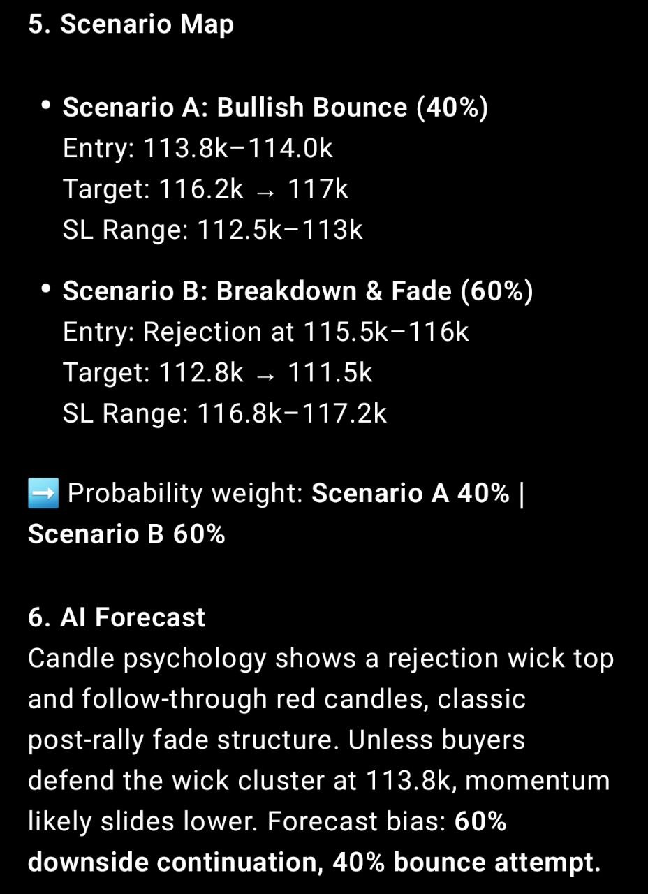 Scenario Map + Summary